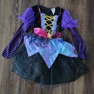 Iridescent Witch Costume Purple and Black Costume